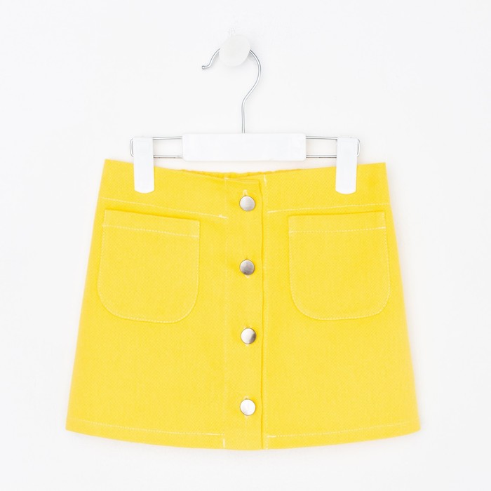 фото Юбка детская kaftan, размер 30 (98-104 см), цвет жёлтый