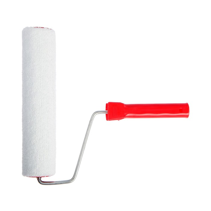фото Валик лом, велюр, 250 мм, рукоятка d=6 мм, d=50 мм