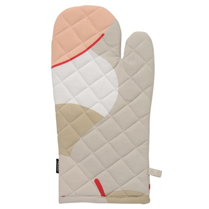 фото Прихватка-варежка бежевого цвета prairie, размер 33х17 см