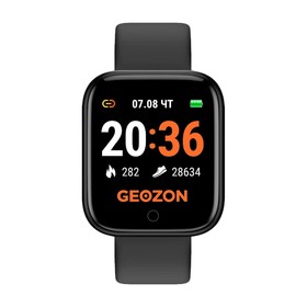 Смарт-часы Geozon Sprinter G-SM11BLK, 1.3", TFT, уведомления, пульсоксиметр, 150мАч, черные
Смарт-часы Geozon Sprinter G-SM11BLK, 1.3", TFT, уведомления, пульсоксиметр, 150мАч, черные