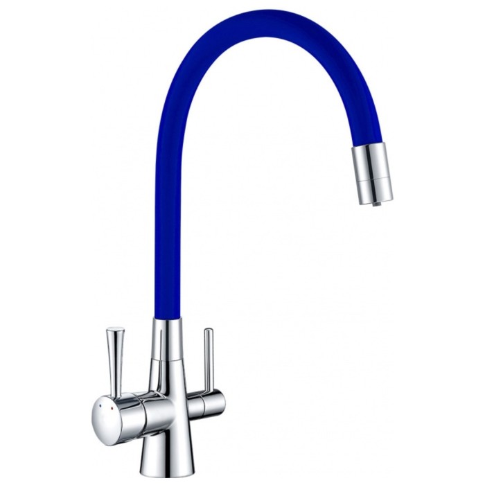 Смеситель для кухни Lemark Comfort LM3075C-Blue, однорычажный, гибкий излив 225 мм, синий
Смеситель для кухни Lemark Comfort LM3075C-Blue, однорычажный, гибкий излив 225 мм, синий