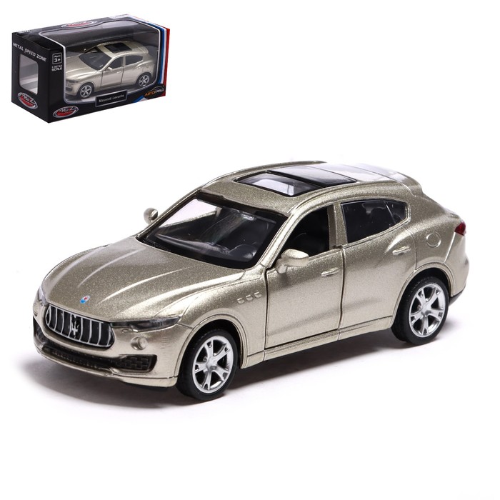 Машина металлическая MASERATI LEVANTE, 1:43, инерция, открываются двери, цвет бежевый
Машина металлическая MASERATI LEVANTE, 1:43, инерция, открываются двери, цвет бежевый