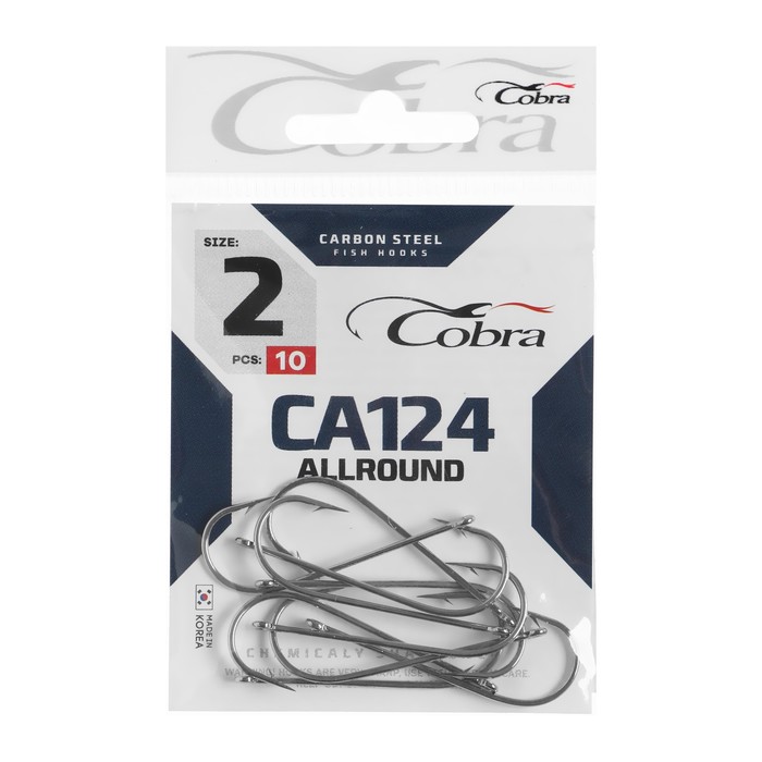фото Крючки cobra allround, серия ca124, № 02, 10 шт.