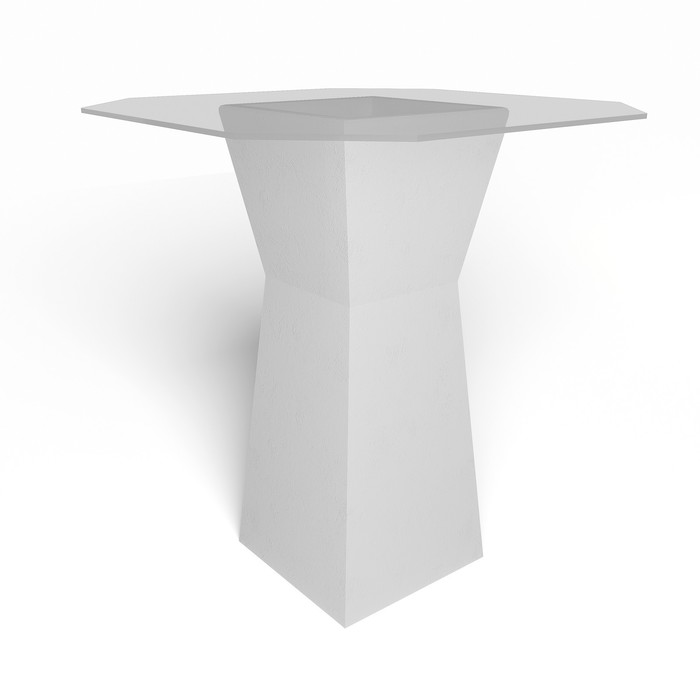 фото Светодиодный стол prismo, 74 × 110 × 74 см, ip65, 220 в, свечение rgb pillars