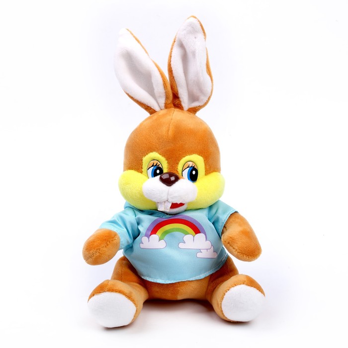 фото Мягкая игрушка «кролик в футболке»