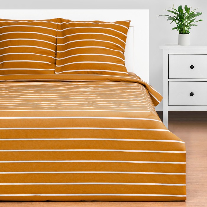 Постельное бельё Этель 1.5сп Mustard stripes 143х215см, 150х214см, 70х70см-2 шт, 100% хлопок,поплин
Постельное бельё Этель 1.5сп Mustard stripes 143х215см, 150х214см, 70х70см-2 шт, 100% хлопок,поплин