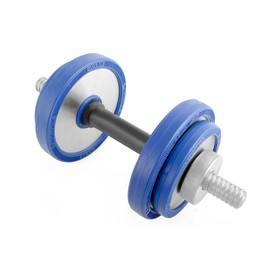 Гантель наборная обрезиненная 16 кг, цвет серебристый/синий 
Гантель наборная обрезиненная 16 кг, цвет серебристый/синий