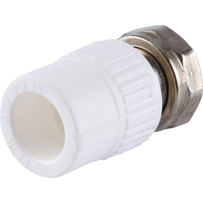 Муфта комбинированная Kalde, полипропиленовая, d=20 мм x 3/4", с накидной гайкой
Муфта комбинированная Kalde, полипропиленовая, d=20 мм x 3/4", с накидной гайкой