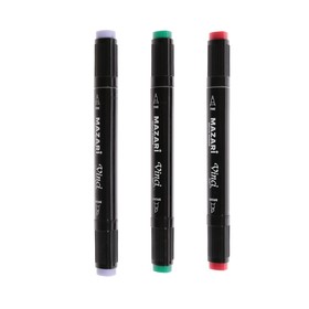 Набор маркеров худож Mazari VINCI BLACK, 24цв., Main colors (2ст:пулев1.0./клинов6.2)
Набор маркеров худож Mazari VINCI BLACK, 24цв., Main colors (2ст:пулев1.0./клинов6.2)