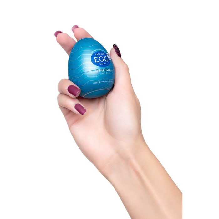 Мастурбатор Tenga Egg Wavy Special Cool Edition EGG-001C - Tenga - Не анатомические мастурбаторы - Купить