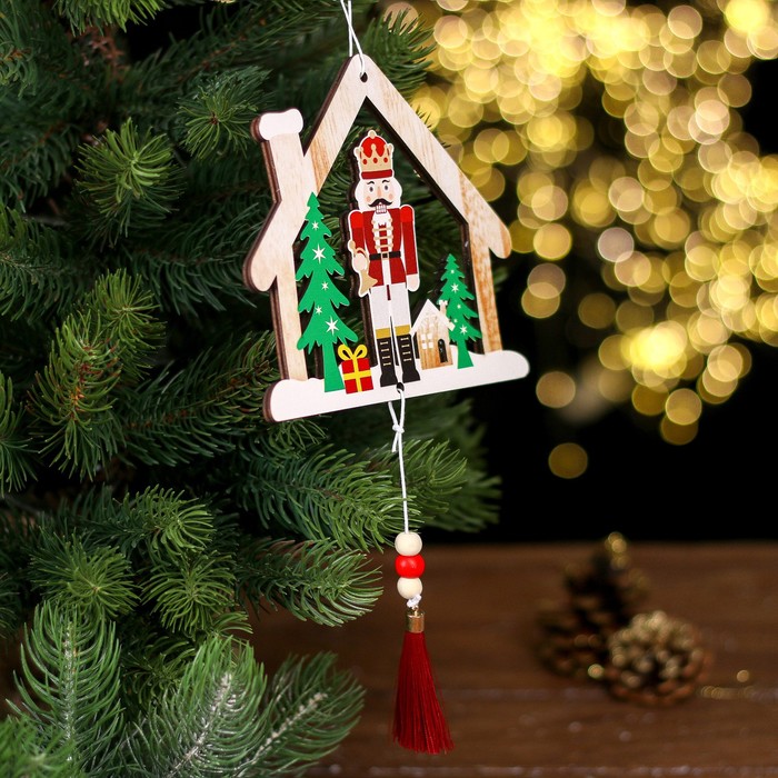 фото Новогодняя подвеска «щелкунчик» 13 × 0,5 × 14 см