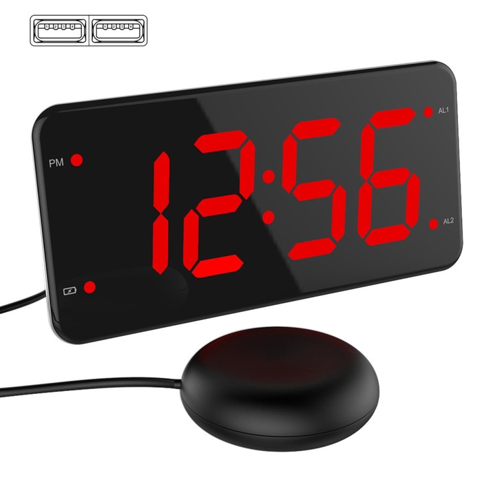 Часы электронные настольные, с будильником, вибрацией, от USB, 8.9 x 17.5 x 9.9 см
Часы электронные настольные, с будильником, вибрацией, от USB, 8.9 x 17.5 x 9.9 см