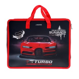 Папка с ручками пластиковая deVENTE Turbo А4, 335 х 260 х 100 мм, текстильные ручки
Папка с ручками пластиковая deVENTE Turbo А4, 335 х 260 х 100 мм, текстильные ручки