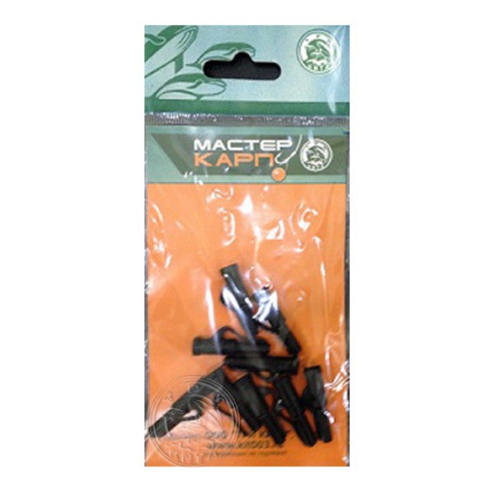 фото Клипса безопасная для груза, в пакете, 10 шт, цвет чёрный три кита