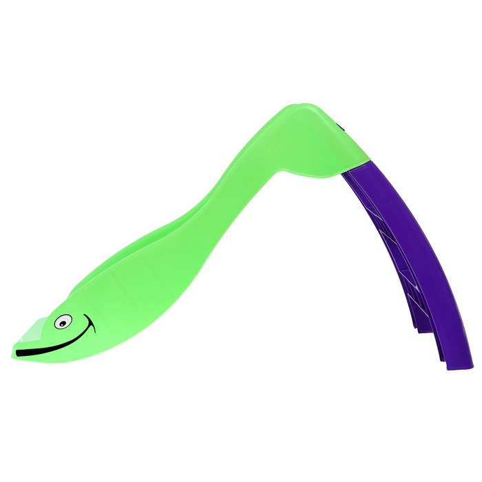 фото Горка «дельфин», цвет зелёно-фиолетовый palplay