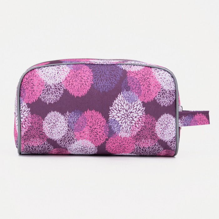 фото Косметичка на молнии, цвет фиолетовый бако текстиль