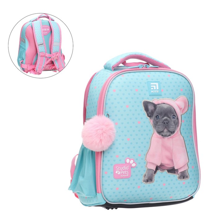 фото Рюкзак каркасный studio pets, 35 х 26 х 13,5 см, бирюзовый