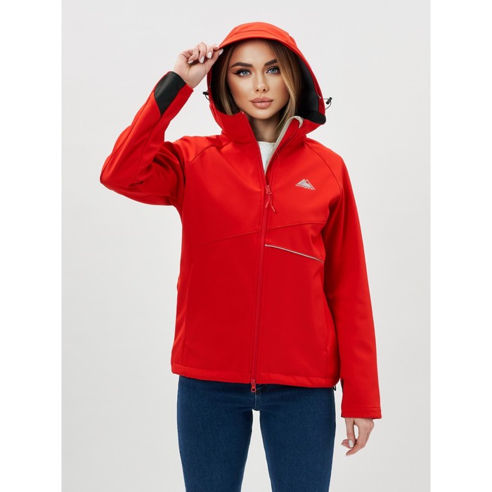 фото Ветровка женская softshell красного цвета, размер 46 mtforce