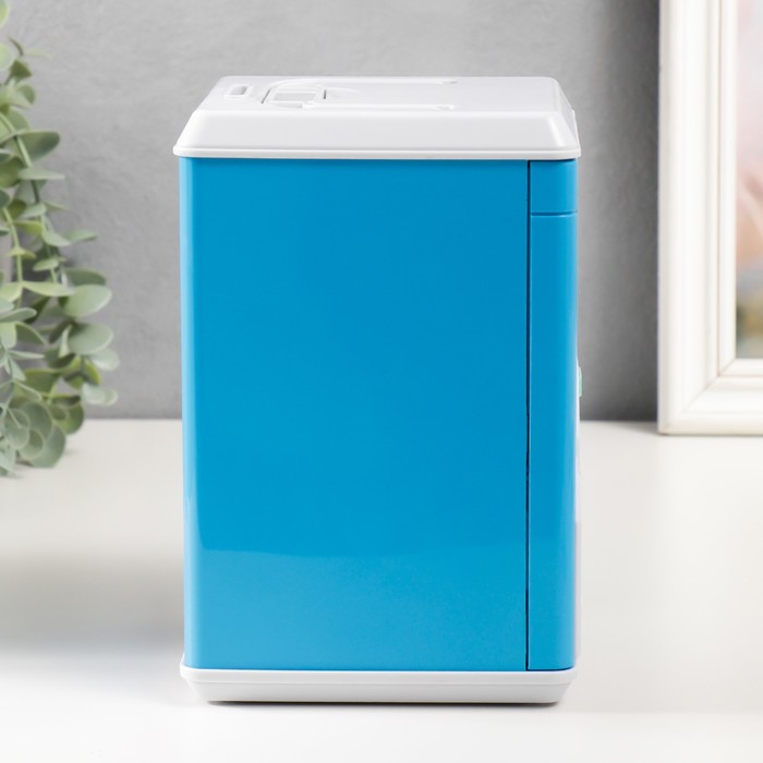 фото Копилка пластик "сейф. зверята" кодовый замок, звук аа микс 12,8х13х19,5 см