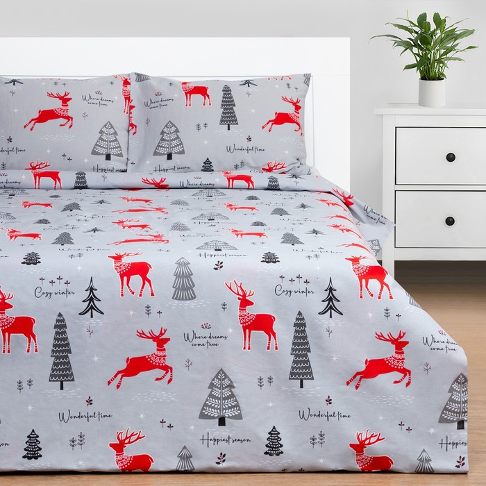 Комплект: пододеяльник и 2 наволочки Cozy winter 143х215 см, 50х70 см - 2 шт, 100% хлопок
Комплект: пододеяльник и 2 наволочки Cozy winter 143х215 см, 50х70 см - 2 шт, 100% хлопок