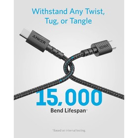 Кабель Anker A8032, Type-C - Type-C, 3 А, 60 Вт, 0.9 м, зарядка + передача данных, черный
Кабель Anker A8032, Type-C - Type-C, 3 А, 60 Вт, 0.9 м, зарядка + передача данных, черный