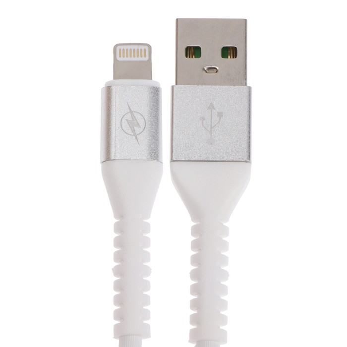Кабель Smartbuy iK-512FL, Lightning - USB, 2 А, 1 м, TPE оплетка, металл, белый
Кабель Smartbuy iK-512FL, Lightning - USB, 2 А, 1 м, TPE оплетка, металл, белый