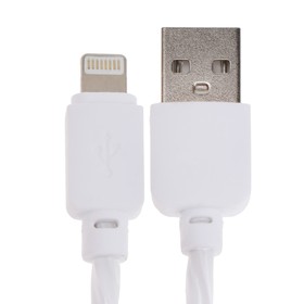 Кабель Smartbuy iK-512SPS, Lightning-USB, 2 А, 1 м, силикон, передача данных/зарядка, белый
Кабель Smartbuy iK-512SPS, Lightning-USB, 2 А, 1 м, силикон, передача данных/зарядка, белый