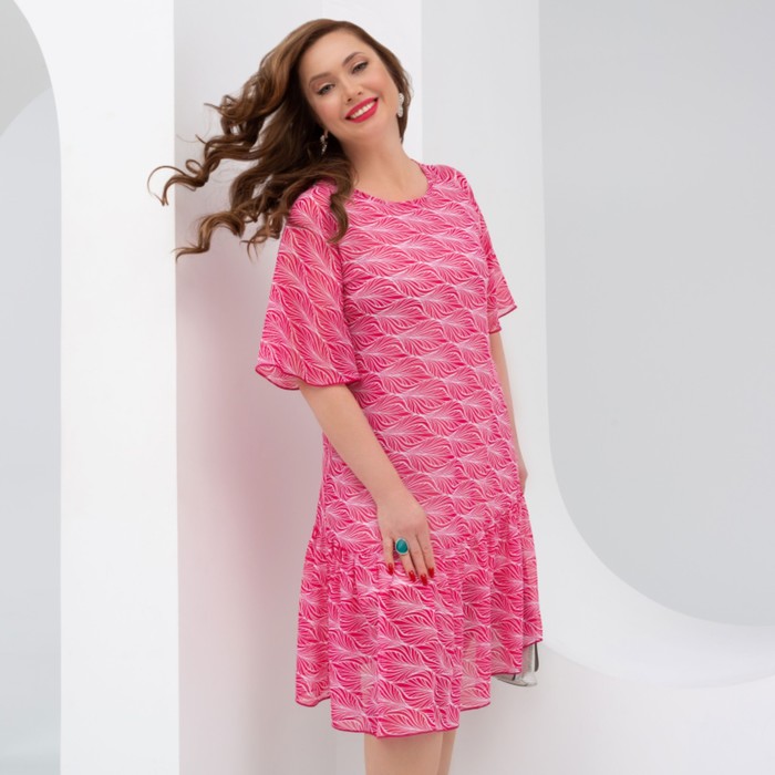 фото Платье женское charutti «лучший вклад в себя. ягодный пунш», размер 52 charuttimoda