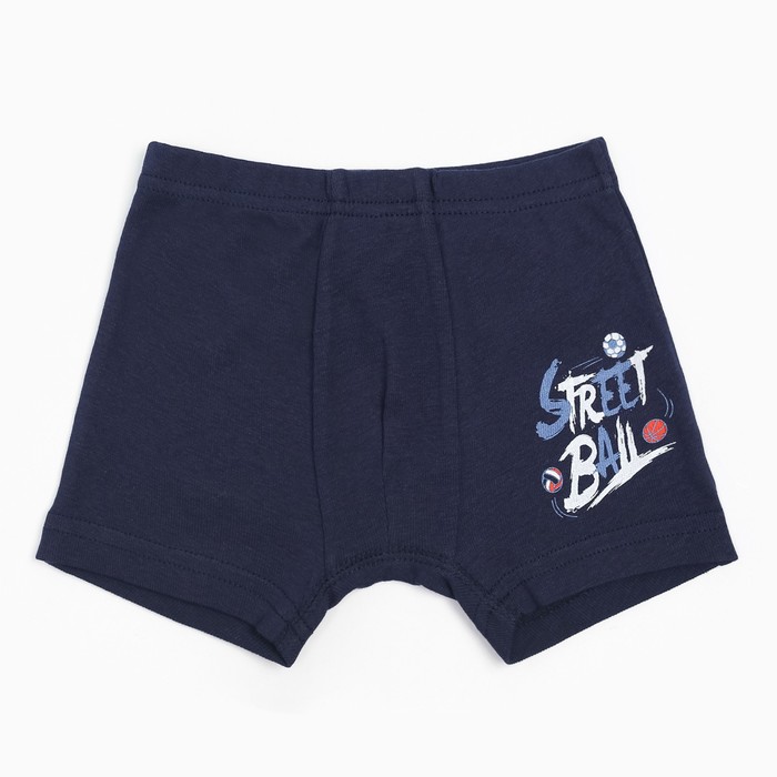 фото Трусы-боксеры для мальчика, рост 122-128 см, цвет чернильный let's go