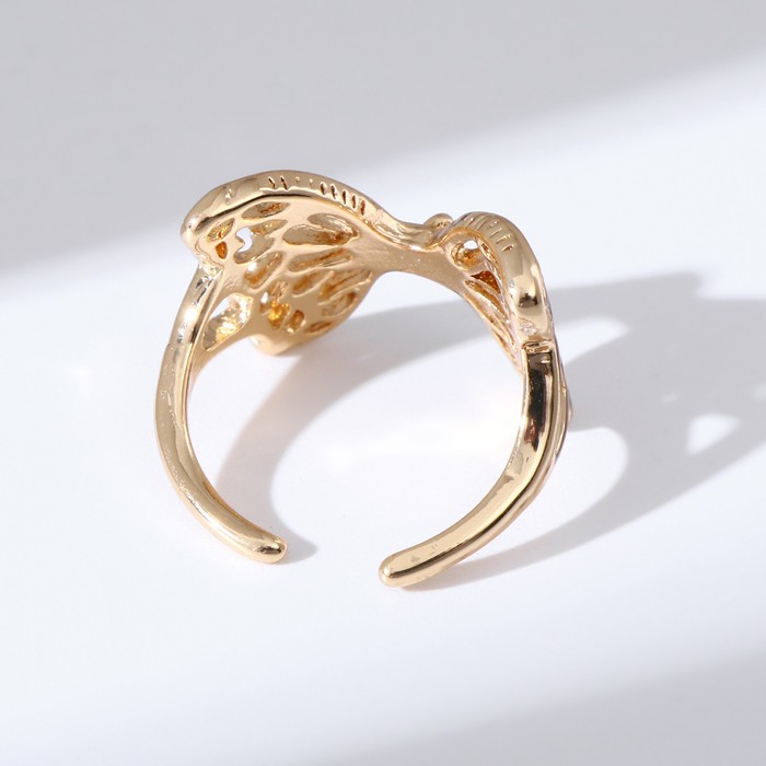 

Кольцо "Крылья" бабочка, цвет золото, безразмерное