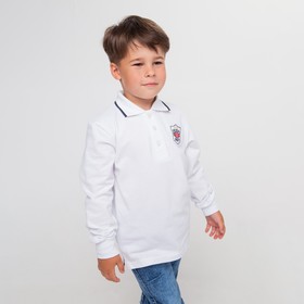 Джемпер (поло) для мальчика, цвет белый, рост 152 см
Джемпер (поло) для мальчика, цвет белый, рост 152 см
