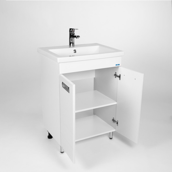 фото Тумба viant «вена 60» 2 створки, 430х560х820 мм, с раковиной como 60