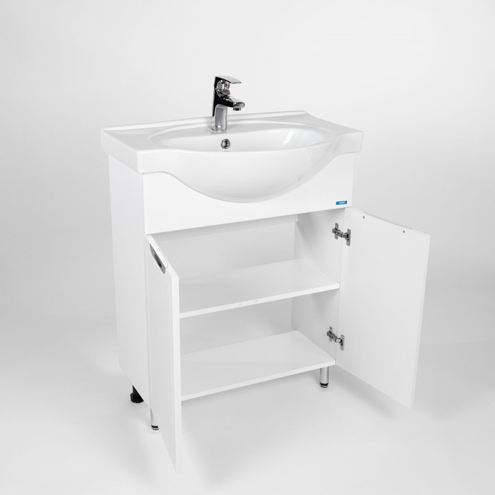 фото Тумба viant «лима 70» 2 створки, 310х660х820 мм, с раковиной erica 70