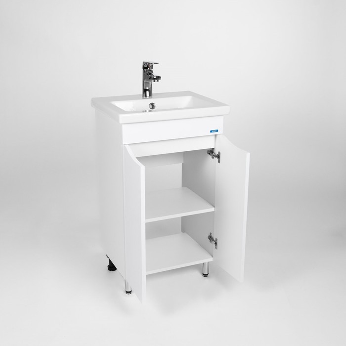 фото Тумба viant «рим 50» 2 створки, 380х460х820 мм, с раковиной como 50