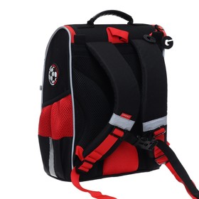 Ранец Стандарт Grizzly "Футбол" + мешок для обуви, 33 х 25 х 13 см, чёрный/красный
Ранец Стандарт Grizzly "Футбол" + мешок для обуви, 33 х 25 х 13 см, чёрный/красный