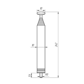 Антенна телескопическая RUICHI AST-14, диаметр 10 мм, количество колен 9, 230-1700 мм
Антенна телескопическая RUICHI AST-14, диаметр 10 мм, количество колен 9, 230-1700 мм