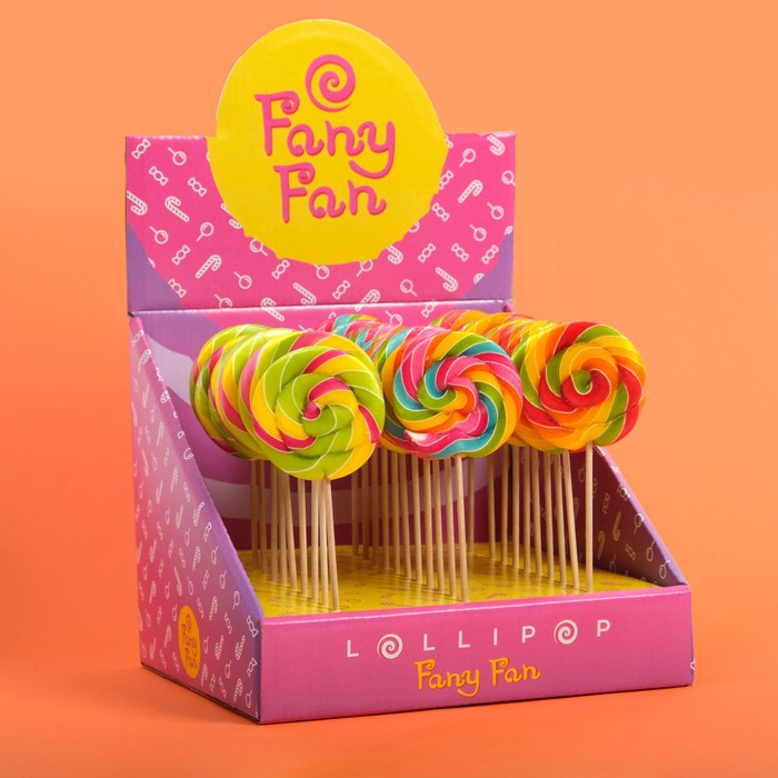 фото Набор карамель леденцовая диск, со вкусами абрикос, тутти-фрутти, крыжовник, 1080 г фанни фан