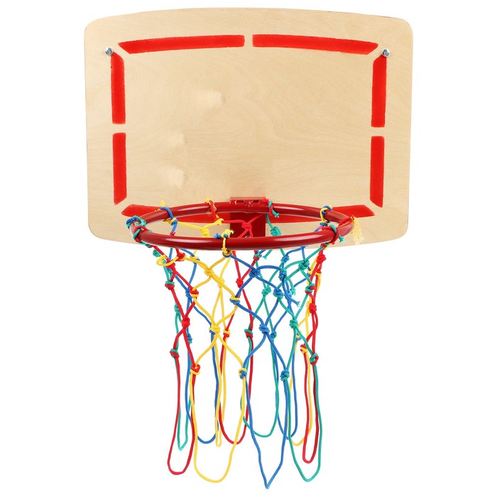фото Щит баскетбольный с кольцом вертикаль
