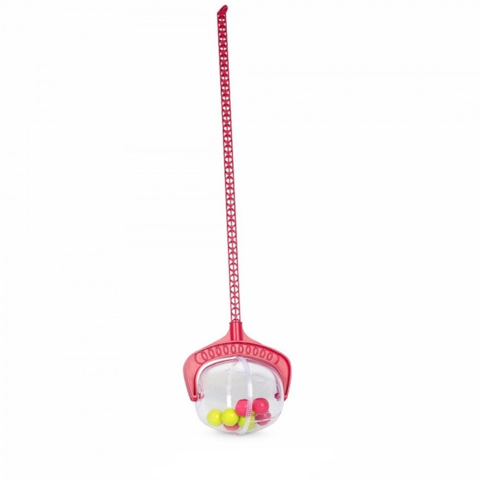 фото Каталка на палочке "шарик", цвет розовый 9277 росигрушка