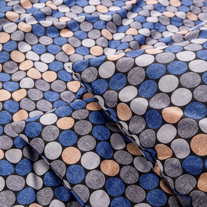 фото Постельное бельё 1,5сп ночь нежна мозаика 145х215, 150х220, 70х70см 2шт, поплин 110г/м² 100% хлопок