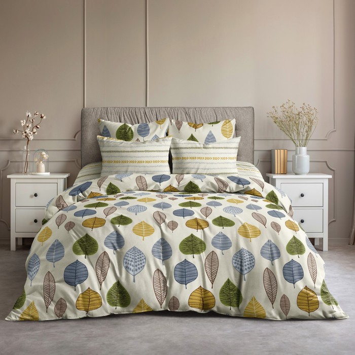 Постельное бельё 2сп Ночь Нежна Листопад 175х215 см, 180х215 см, 70х70 см 2шт, бязь, 120гр, хл 100%
Постельное бельё 2сп Ночь Нежна Листопад 175х215 см, 180х215 см, 70х70 см 2шт, бязь, 120гр, хл 100%