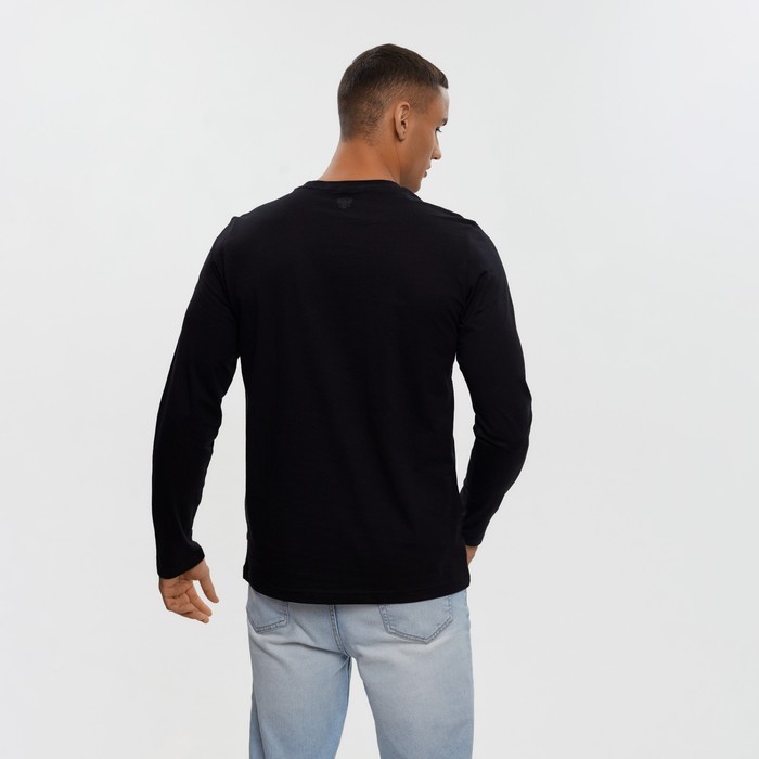 фото Лонгслив president, размер xxl, цвет чёрный