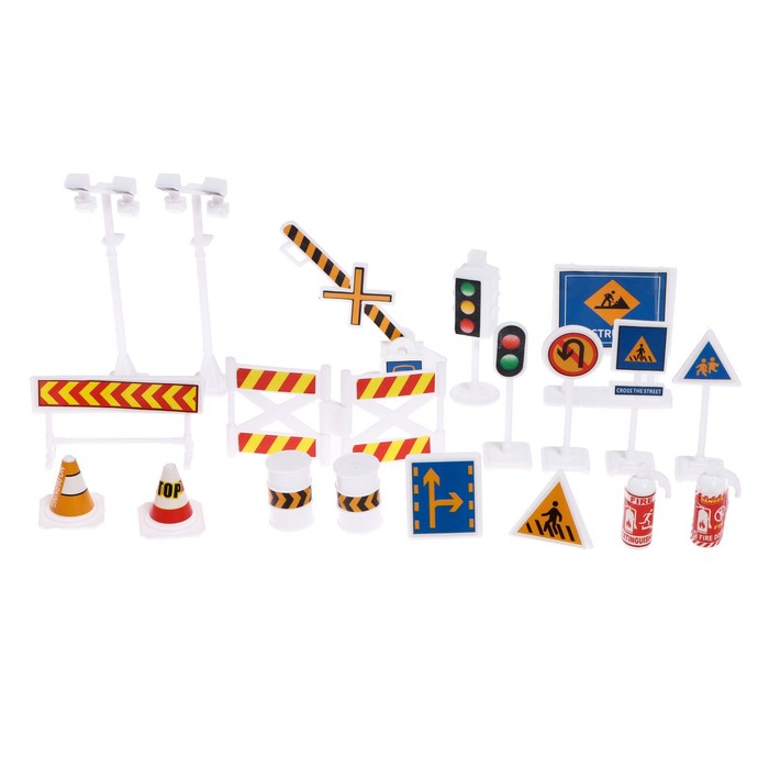фото Набор игровой «пожарная станция», машинки 12 штук, дорожные знаки, игровое поле автоград