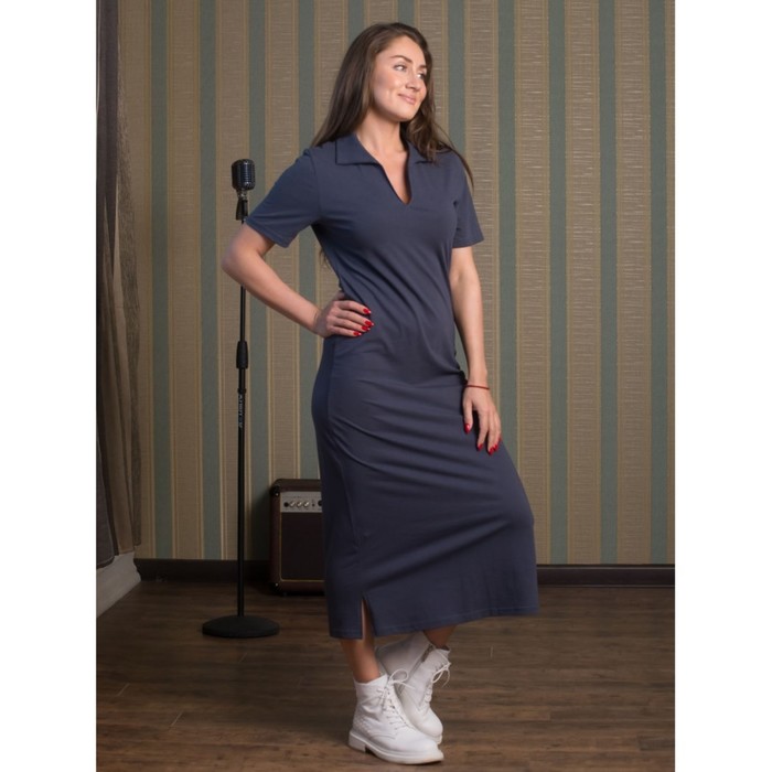 фото Платье женское, размер 46, цвет серый klery