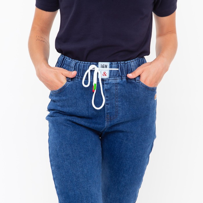 фото Джинсы женские, цвет синий, размер 29 (44-46)