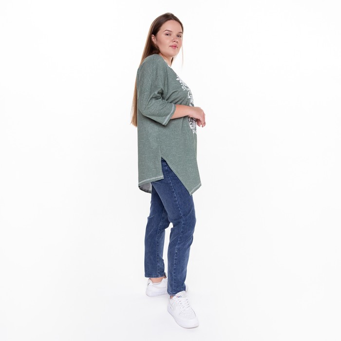 фото Джинсы женские, цвет синий, размер 32 (48)