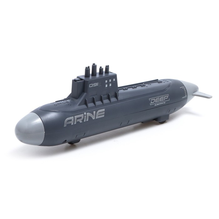 фото Игровой набор «подводная лодка», стреляет ракетами, подвижные элементы, цвет темно-серый