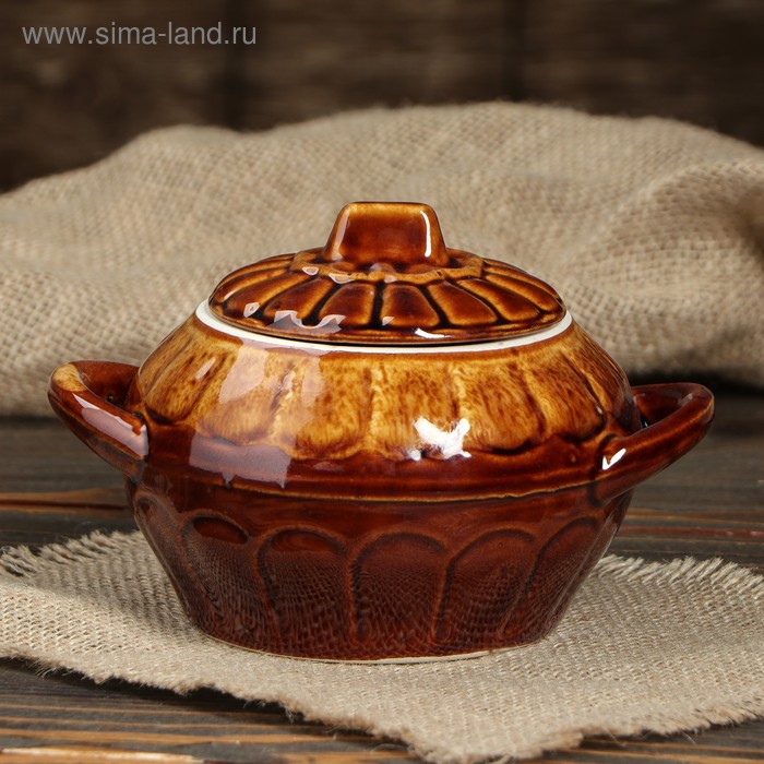 Горшочек для запекания "Волна", керамика, 0.5 л
Горшочек для запекания "Волна", керамика, 0.5 л