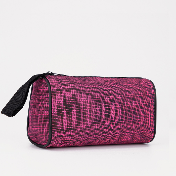 фото Косметичка на молнии, цвет розовый бако текстиль