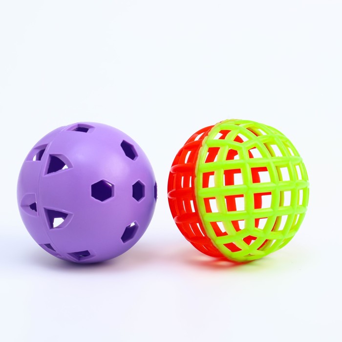фото Набор мячей для бадминтона, 2 шт, стандартный + утяжеленный